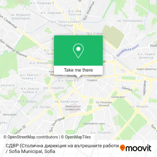 Карта СДВР