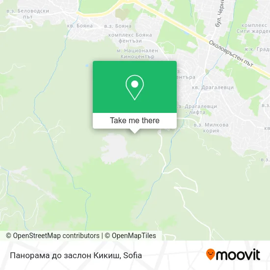 Карта Панорама до заслон Кикиш