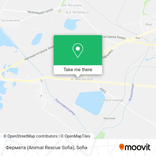 Карта Фермата (Animal Rescue Sofia)