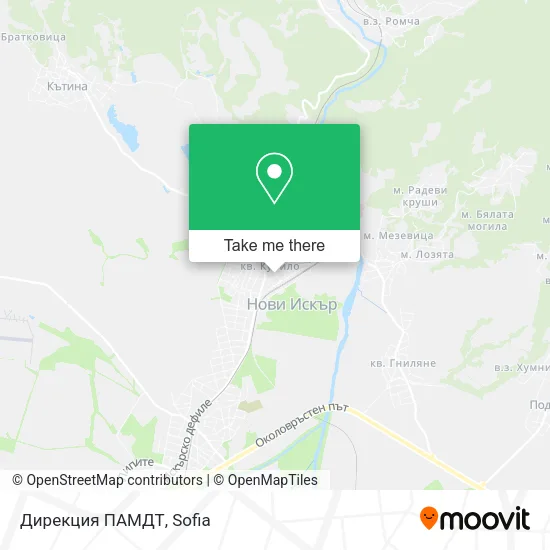 Карта Дирекция ПАМДТ