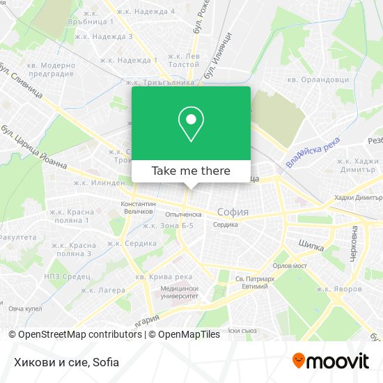 Хикови и сие map
