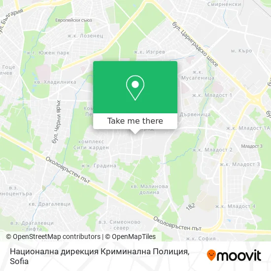 Национална дирекция Криминална Полиция map
