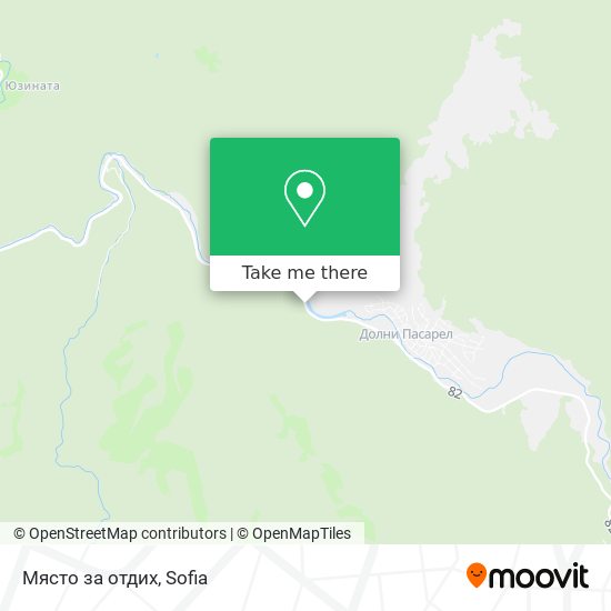 Място за отдих map