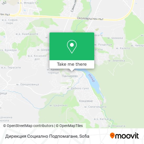 Дирекция Социално Подпомагане map