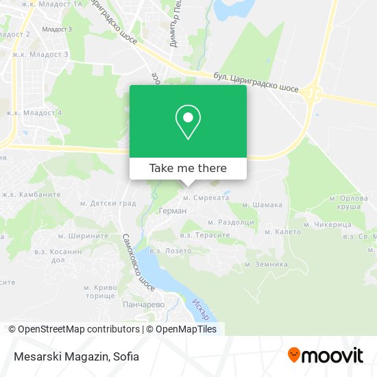 Mesarski Magazin map