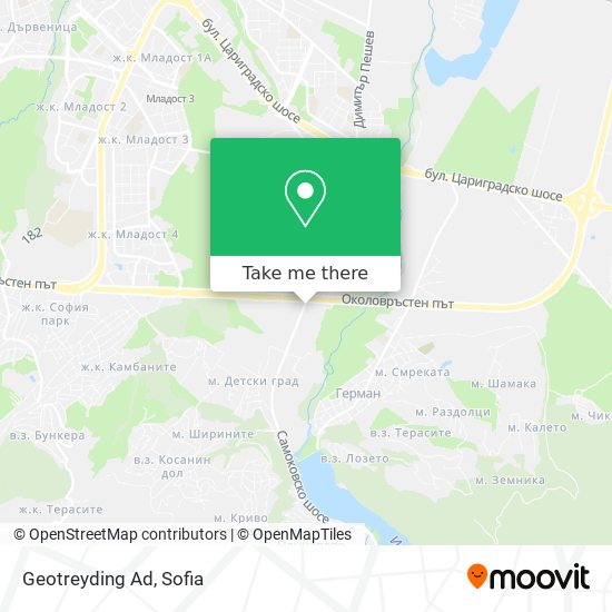 Geotreyding Ad map