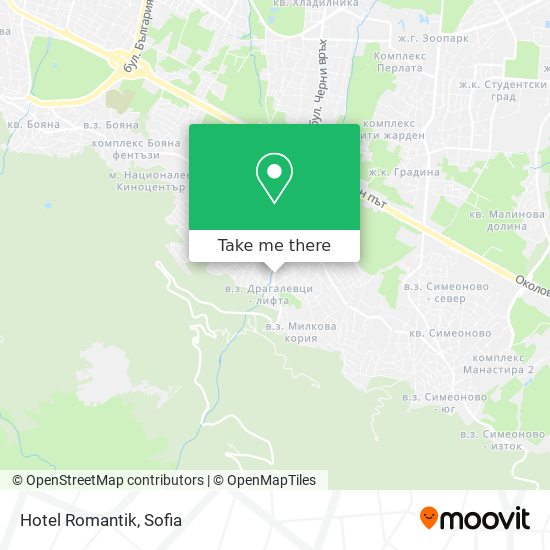 Hotel Romantik map