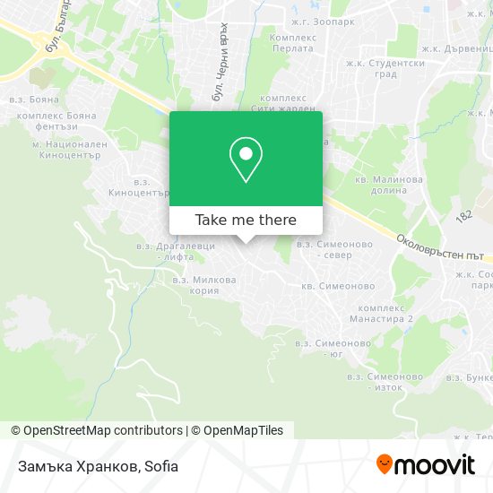 Замъка Хранков map