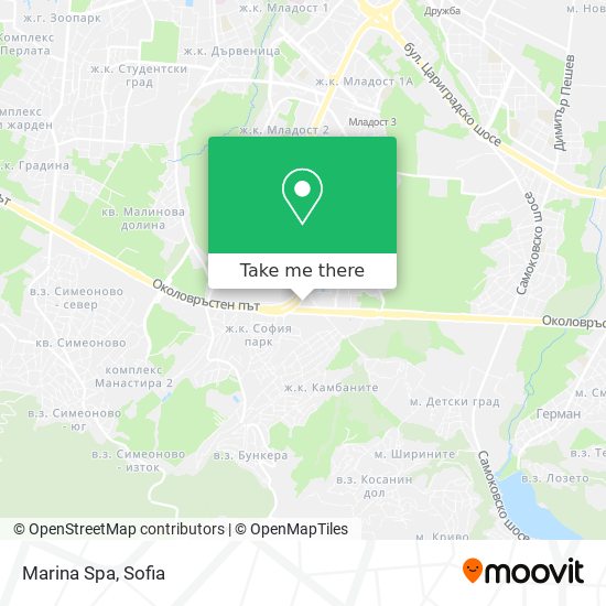 Marina Spa map