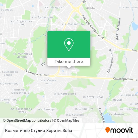 Козметично Студио Харити map