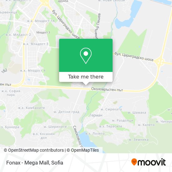 Карта Fonax - Mega Mall