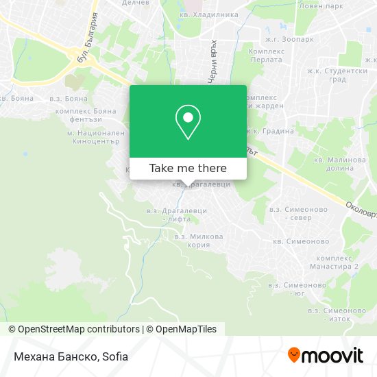 Механа Банско map