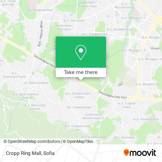 Cropp Ring Mall map