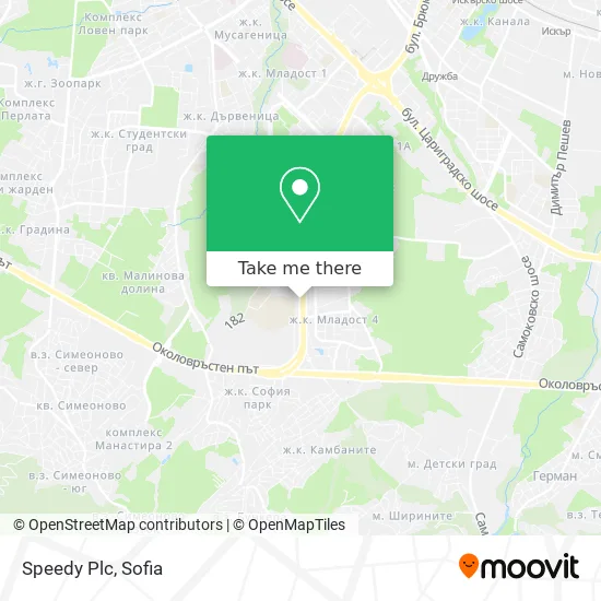 Карта Speedy Plc