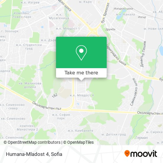 Humana-Mladost 4 map