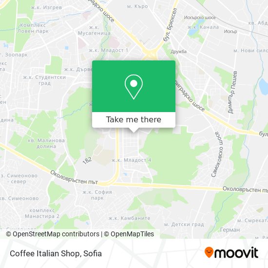 Coffee Italian Shop map