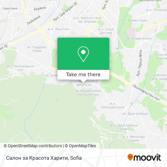 Карта Салон за Красота Харити