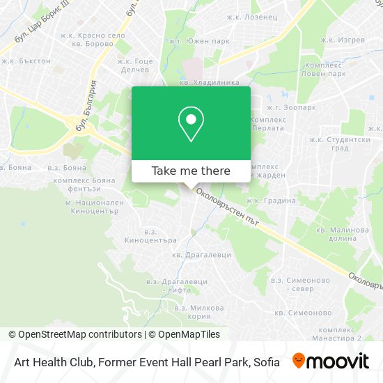 Art Health Club, Former Event Hall Pearl Park map