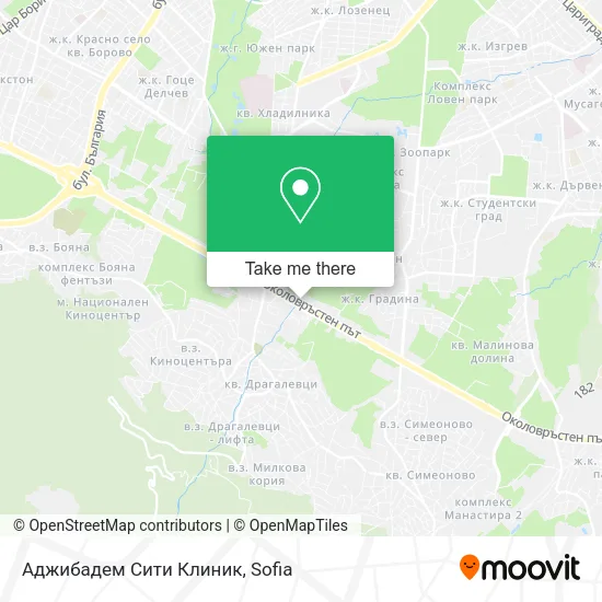 Карта Аджибадем Сити Клиник