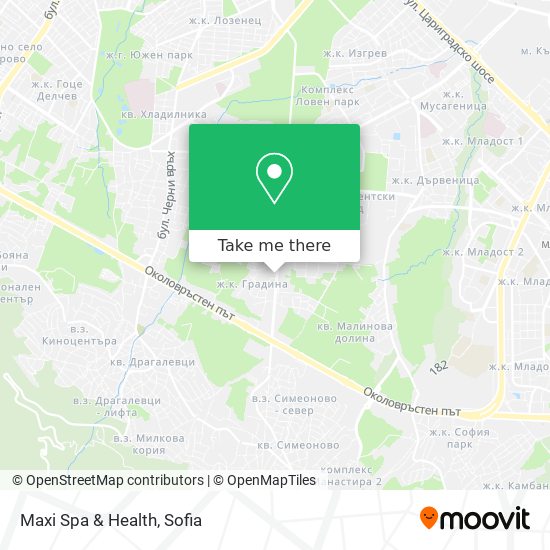 Maxi Spa & Health map