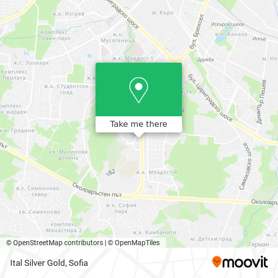 Ital Silver Gold map