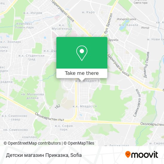 Детски магазин Приказка map
