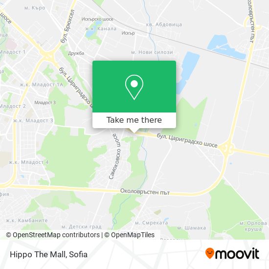 Hippo The Mall map