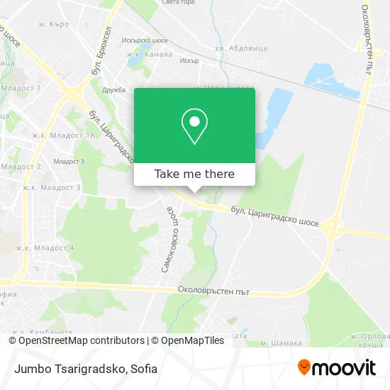 Карта Jumbo Tsarigradsko