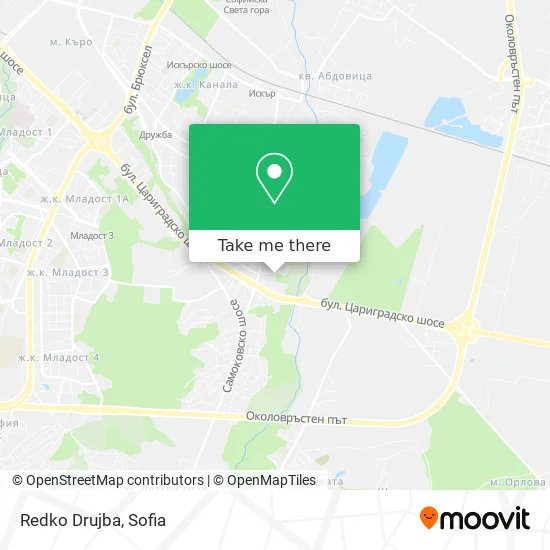 Карта Redko Drujba