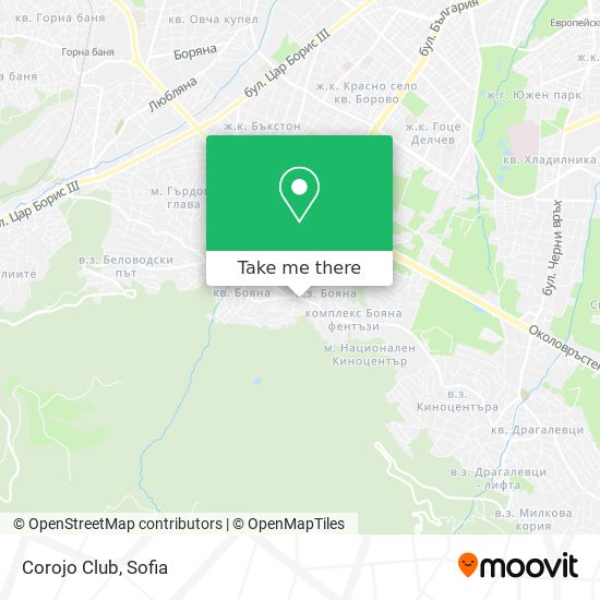 Corojo Club map