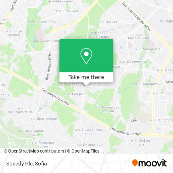 Speedy Plc map