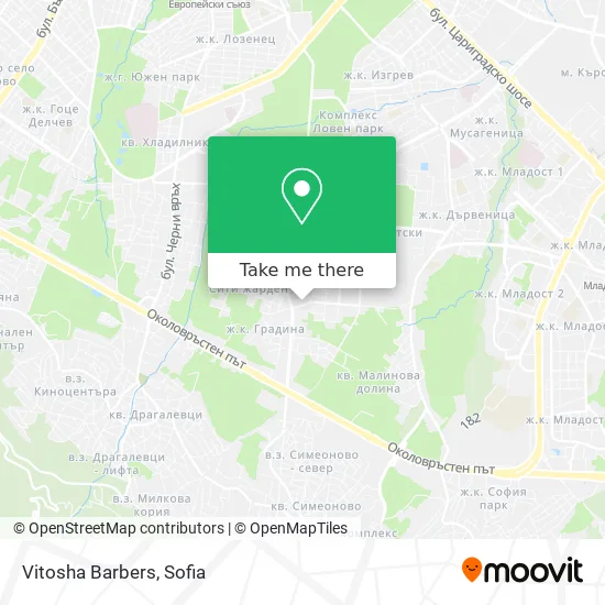 Карта Vitosha Barbers