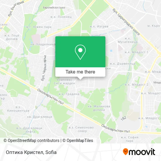 Карта Оптика Кристел