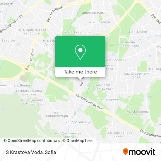 Карта S Krastova Voda