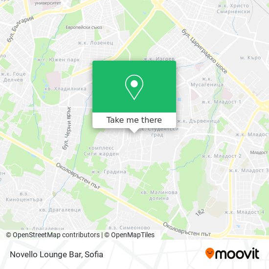 Novello Lounge Bar map