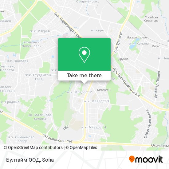 Бултайм ООД map
