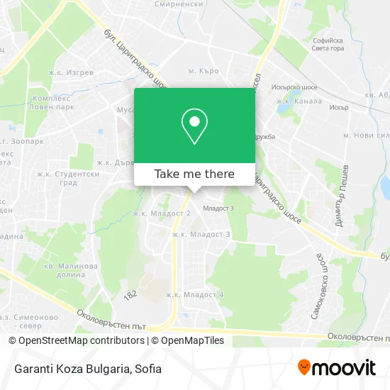 Карта Garanti Koza Bulgaria