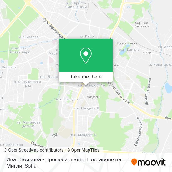 Карта Ива Стойкова - Професионално Поставяне на Мигли