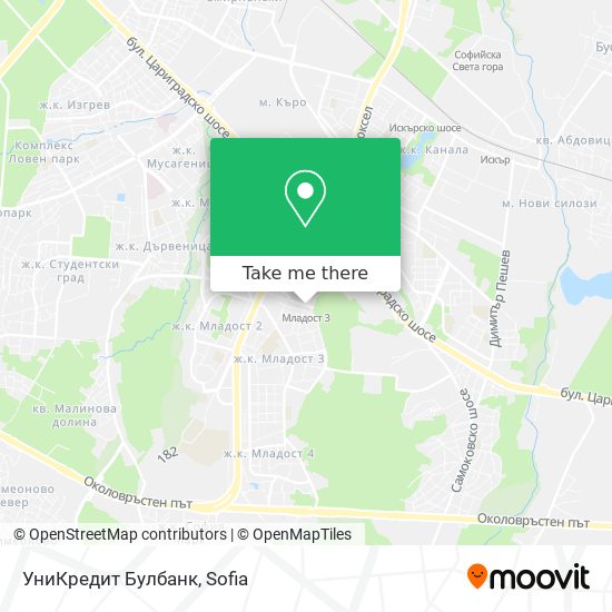 УниКредит Булбанк map