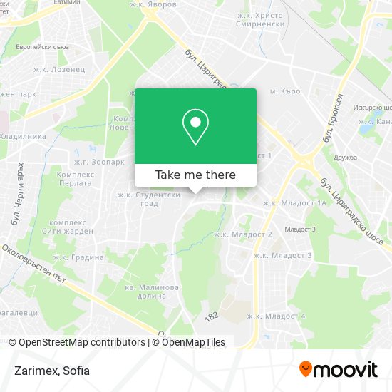 Zarimex map
