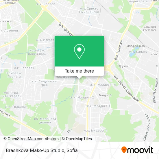 Карта Brashkova Make-Up Studio