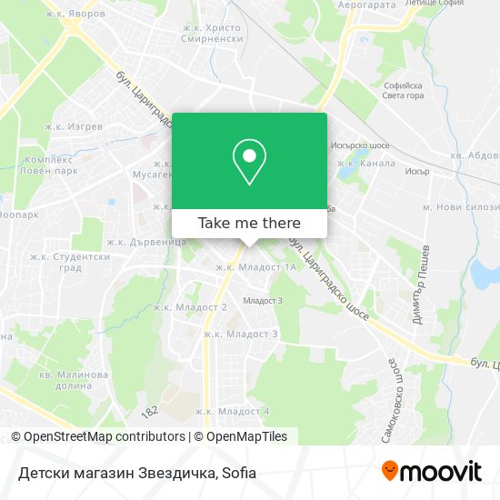 Детски магазин Звездичка map