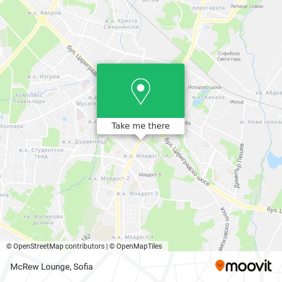 McRew Lounge map