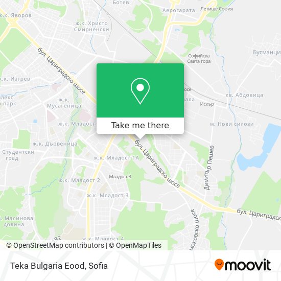 Teka Bulgaria Eood map