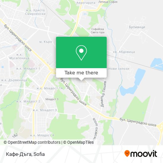 Кафе-Дъга map