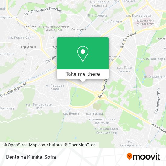 Dentalna Klinika map