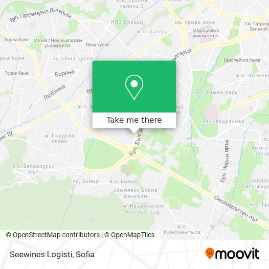 Seewines Logisti map