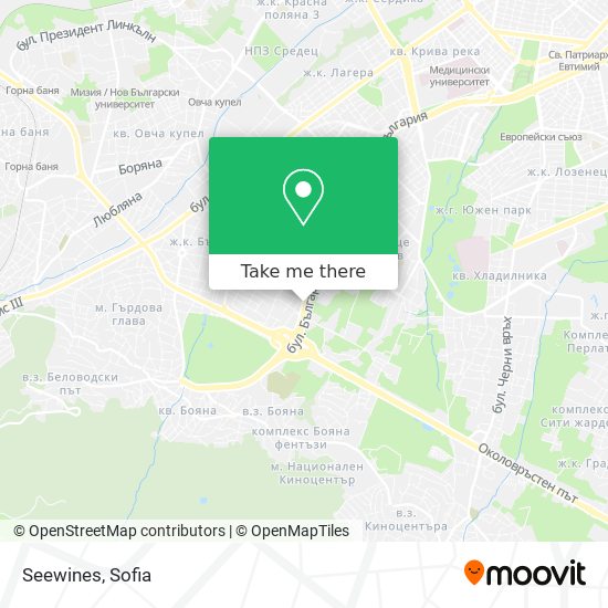 Seewines map