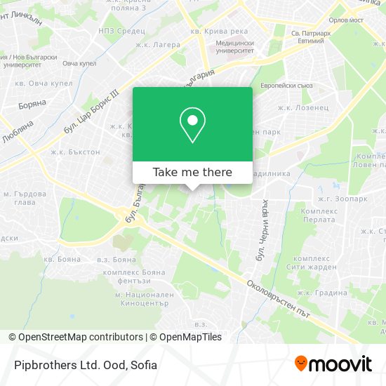 Pipbrothers Ltd. Ood map
