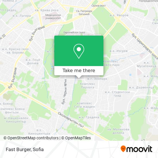 Fast Burger map